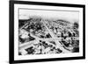 Glendive, Montana - Aerial of Residence District-Lantern Press-Framed Art Print