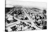 Glendive, Montana - Aerial of Residence District-Lantern Press-Stretched Canvas