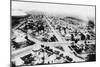 Glendive, Montana - Aerial of Residence District-Lantern Press-Mounted Art Print