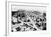 Glendive, Montana - Aerial of Residence District-Lantern Press-Framed Art Print