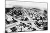 Glendive, Montana - Aerial of Residence District-Lantern Press-Mounted Art Print