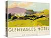 Gleneagles Hotel, Poster Advertising the Lms, 1924-English School-Stretched Canvas