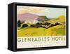 Gleneagles Hotel, Poster Advertising the Lms, 1924-English School-Framed Stretched Canvas