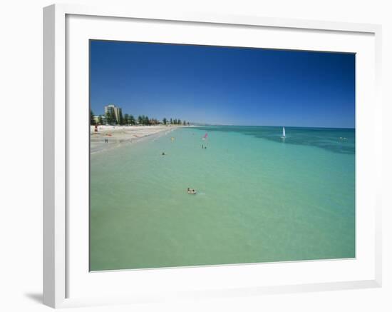 Glenelg Beach, Adelaide, South Australia, Australia-Neale Clarke-Framed Photographic Print