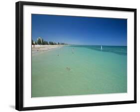 Glenelg Beach, Adelaide, South Australia, Australia-Neale Clarke-Framed Photographic Print