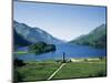 Glenfinnan and Loch Shiel, Highland Region, Scotland, United Kingdom-Hans Peter Merten-Mounted Photographic Print