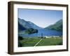 Glenfinnan and Loch Shiel, Highland Region, Scotland, United Kingdom-Hans Peter Merten-Framed Photographic Print