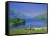 Glenfinnan Monument and Loch Shiel, Highlands Region, Scotland, UK, Europe-Kathy Collins-Framed Stretched Canvas