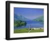 Glenfinnan Monument and Loch Shiel, Highlands Region, Scotland, UK, Europe-Kathy Collins-Framed Photographic Print