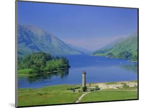 Glenfinnan Monument and Loch Shiel, Highlands Region, Scotland, UK, Europe-Kathy Collins-Mounted Photographic Print