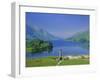 Glenfinnan Monument and Loch Shiel, Highlands Region, Scotland, UK, Europe-Kathy Collins-Framed Photographic Print