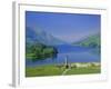 Glenfinnan Monument and Loch Shiel, Highlands Region, Scotland, UK, Europe-Kathy Collins-Framed Photographic Print