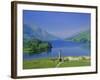 Glenfinnan Monument and Loch Shiel, Highlands Region, Scotland, UK, Europe-Kathy Collins-Framed Photographic Print