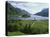 Glenfinnan Monument Beside Loch Shiel, Highlands, Scotland, United Kingdom, Europe-null-Stretched Canvas