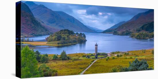 Glenfinnan Monument to the 1745 Landing of Bonnie Prince Charlie at Start of the Jacobite Rising-Alan Copson-Stretched Canvas