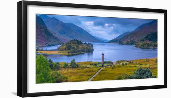 Glenfinnan Monument to the 1745 Landing of Bonnie Prince Charlie at Start of the Jacobite Rising-Alan Copson-Framed Photographic Print