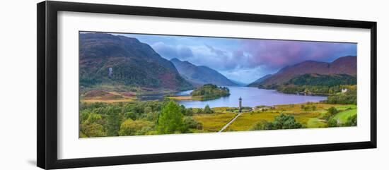 Glenfinnan Monument to the 1745 Landing of Bonnie Prince Charlie at Start of the Jacobite Rising-Alan Copson-Framed Photographic Print