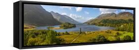 Glenfinnan Monument to the 1745 Landing of Bonnie Prince Charlie at Start of the Jacobite Rising-Alan Copson-Framed Stretched Canvas