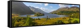 Glenfinnan Monument to the 1745 Landing of Bonnie Prince Charlie at Start of the Jacobite Rising-Alan Copson-Framed Stretched Canvas