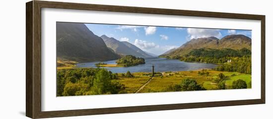 Glenfinnan Monument to the 1745 Landing of Bonnie Prince Charlie at Start of the Jacobite Rising-Alan Copson-Framed Photographic Print