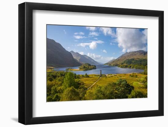 Glenfinnan Monument to the 1745 Landing of Bonnie Prince Charlie at Start of the Jacobite Rising-Alan Copson-Framed Photographic Print