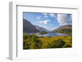 Glenfinnan Monument to the 1745 Landing of Bonnie Prince Charlie at Start of the Jacobite Rising-Alan Copson-Framed Photographic Print