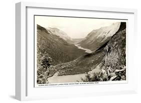 Glenn and Corssley Lakes, Glacier-null-Framed Art Print