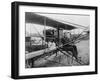 Glenn Martin Delivering Newspapers in His Airplane, 1911-null-Framed Photo