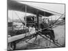 Glenn Martin Delivering Newspapers in His Airplane, 1911-null-Mounted Photo