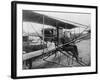 Glenn Martin Delivering Newspapers in His Airplane, 1911-null-Framed Photo