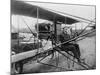 Glenn Martin Delivering Newspapers in His Airplane, 1911-null-Mounted Photo