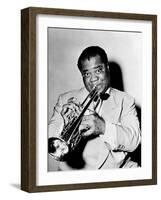 Glenn Miller Story, Louis Armstrong, 1953-null-Framed Photo