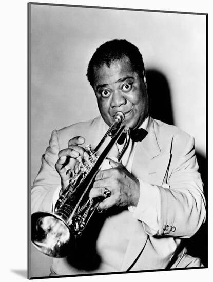 Glenn Miller Story, Louis Armstrong, 1953-null-Mounted Photo