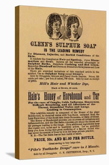 Glenn's Sulphur Soap Is the Leading Remedy-null-Stretched Canvas