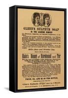 Glenn's Sulphur Soap Is the Leading Remedy-null-Framed Stretched Canvas