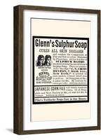 Glenn's Sulphur Soap-null-Framed Art Print