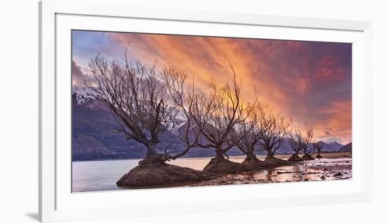 Glenorchy on Fire-Yan Zhang-Framed Photographic Print