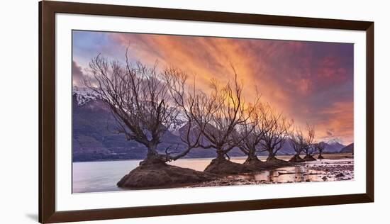 Glenorchy on Fire-Yan Zhang-Framed Photographic Print