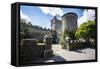 Glenveagh Castle in the Glenveagh National Park, County Donegal, Ulster, Republic of Ireland-Michael Runkel-Framed Stretched Canvas