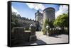 Glenveagh Castle in the Glenveagh National Park, County Donegal, Ulster, Republic of Ireland-Michael Runkel-Framed Stretched Canvas