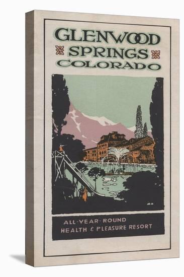 Glenwood Springs, Colorado - Health Resort Poster No. 2-Lantern Press-Stretched Canvas