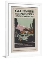 Glenwood Springs, Colorado - Health Resort Poster No. 2-Lantern Press-Framed Art Print