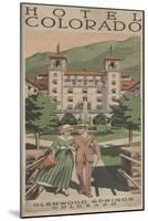 Glenwood Springs, Colorado - Hotel Colorado Travel Poster-Lantern Press-Mounted Art Print