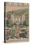 Glenwood Springs, Colorado - Hotel Colorado Travel Poster-Lantern Press-Stretched Canvas