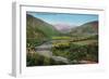 Glenwood Springs, Colorado, Panoramic View of the Town-Lantern Press-Framed Art Print