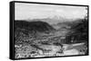 Glenwood Springs, Colorado - Traver Ranch View; Roaring Fork River Valley-Lantern Press-Framed Stretched Canvas