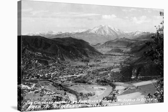 Glenwood Springs, Colorado - Traver Ranch View; Roaring Fork River Valley-Lantern Press-Stretched Canvas