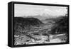 Glenwood Springs, Colorado - Traver Ranch View; Roaring Fork River Valley-Lantern Press-Framed Stretched Canvas