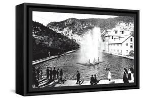 Glenwood Springs, Colorado-William Henry Jackson-Framed Stretched Canvas