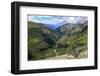 Gletsch with Rhone River, Grimsel and Furka Pass Roads, Canton of Valais, Switzerland, Europe-Hans-Peter Merten-Framed Photographic Print